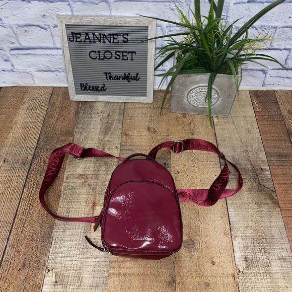 Calvin Klein Astatine Micro Mini Backpack, Bloodstone,One Size main image 7